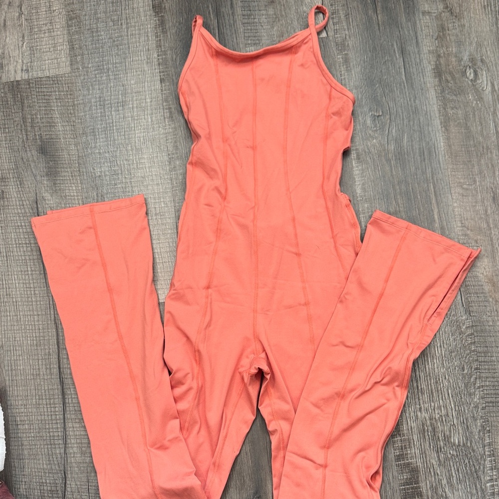 FP Movement by Free People Vibrant Coral Jumpsuit